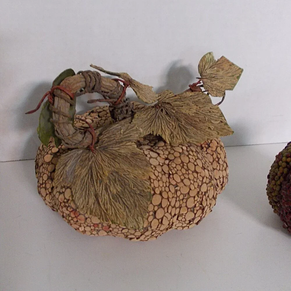 2 Crate&Barrel Pumpkins